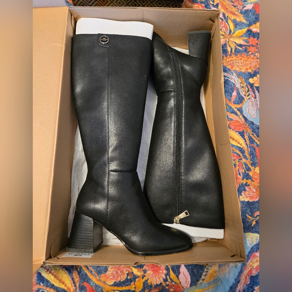 Coach Shay Leather Boots Sz 6 - Picture 2 of 10
